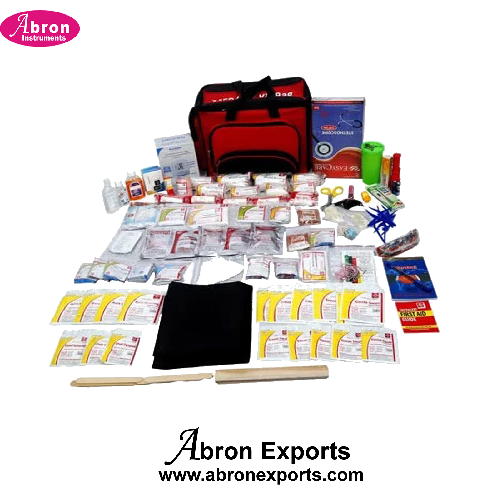 First aid Bag carry bag 156 items Responder Ambulance with basic kit safety Hospital Abron ABM-2001B1H 